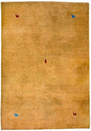 Gabbeh-tæppe - Indus - 200 x 140 cm - brun