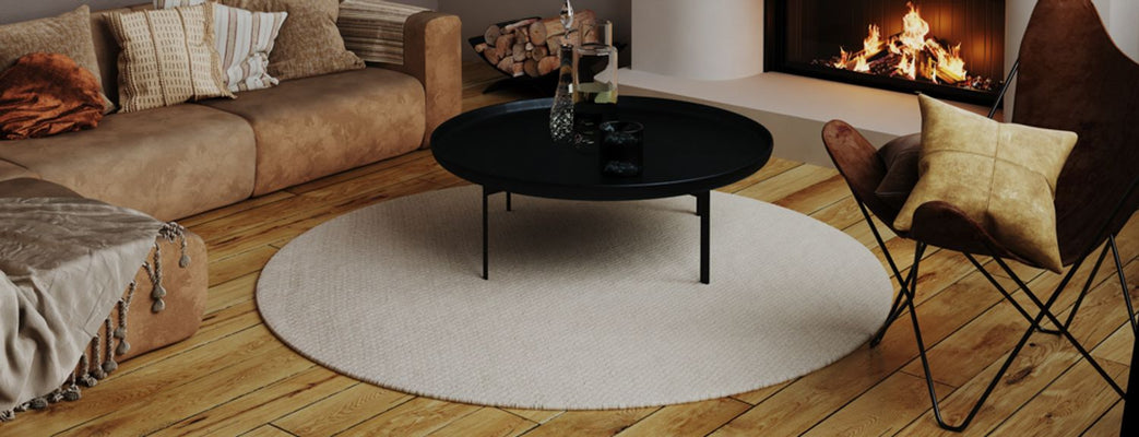 Kelim-tæppe - Trendy - Bohemian - rundt