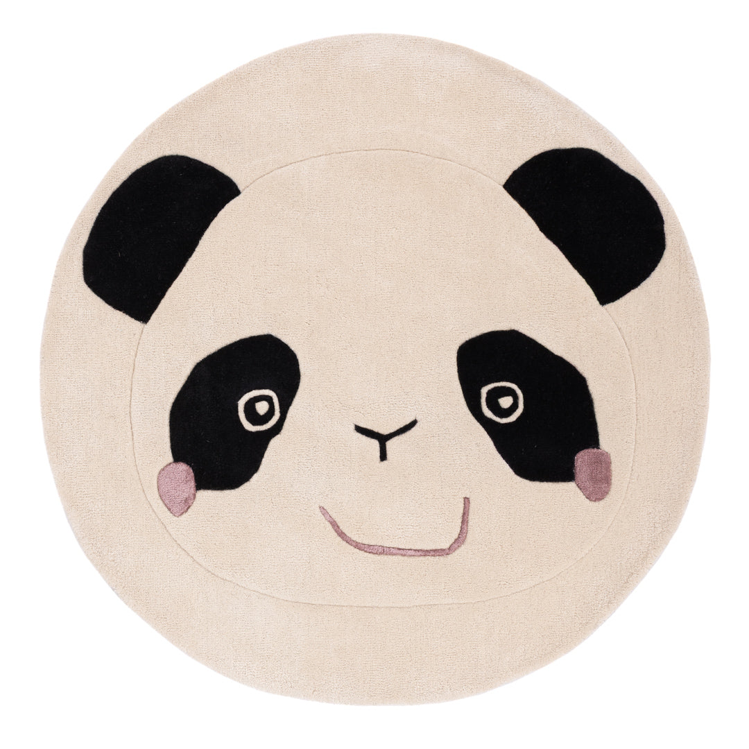 Panda Børnetæppe Rund