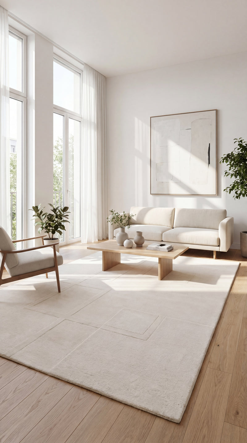 Uldtæppe - Timeless Lightness - rektangulær
