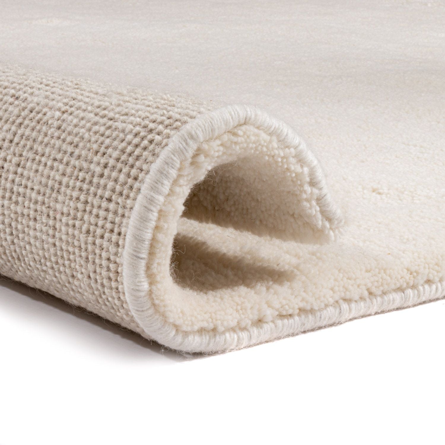 Berber tæppe - Fluffy - rundt