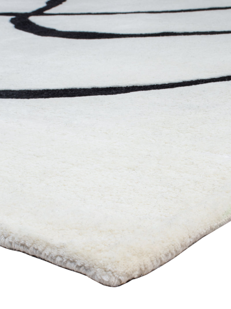 Uldtæppe - Abstract Allure - rektangulær