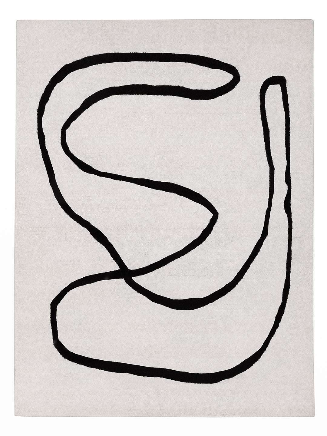 Uldtæppe - Abstract Allure - rektangulær