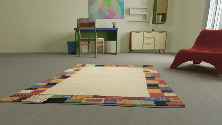 Gabbeh-tæppe - Indus - Elite - rektangulær