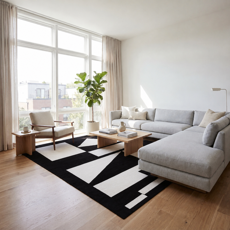 Designer tæppe Nordic Clarity - Designerteppich