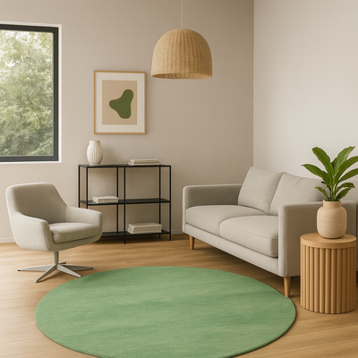 Gabbeh-tæppe - Indus - Uriah - rundt