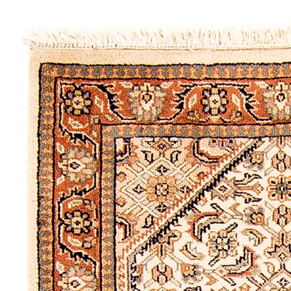 Orientalsk tæppe - Bijar - Indus - 140 x 70 cm - beige