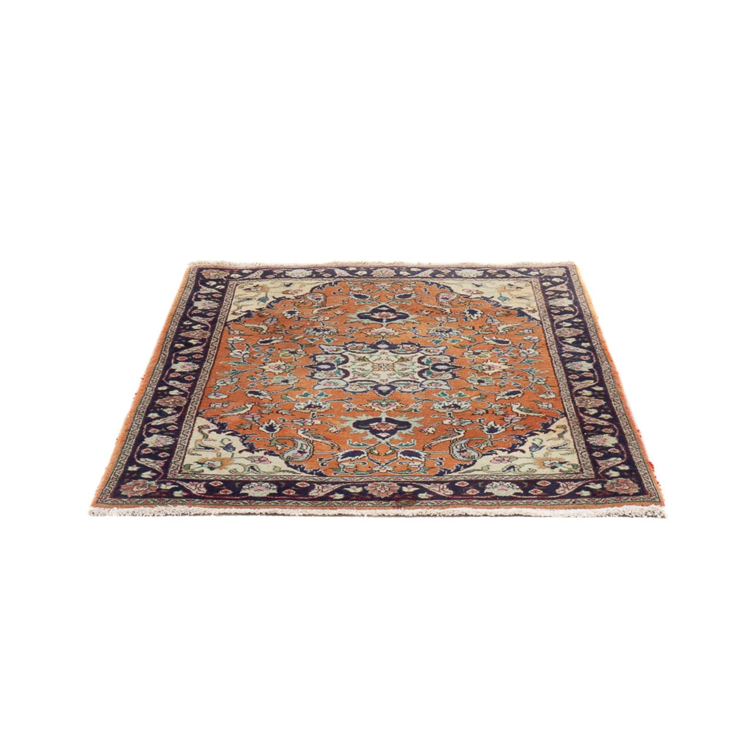 Persisk tæppe - Nomadisk - 135 x 102 cm - terrakotta