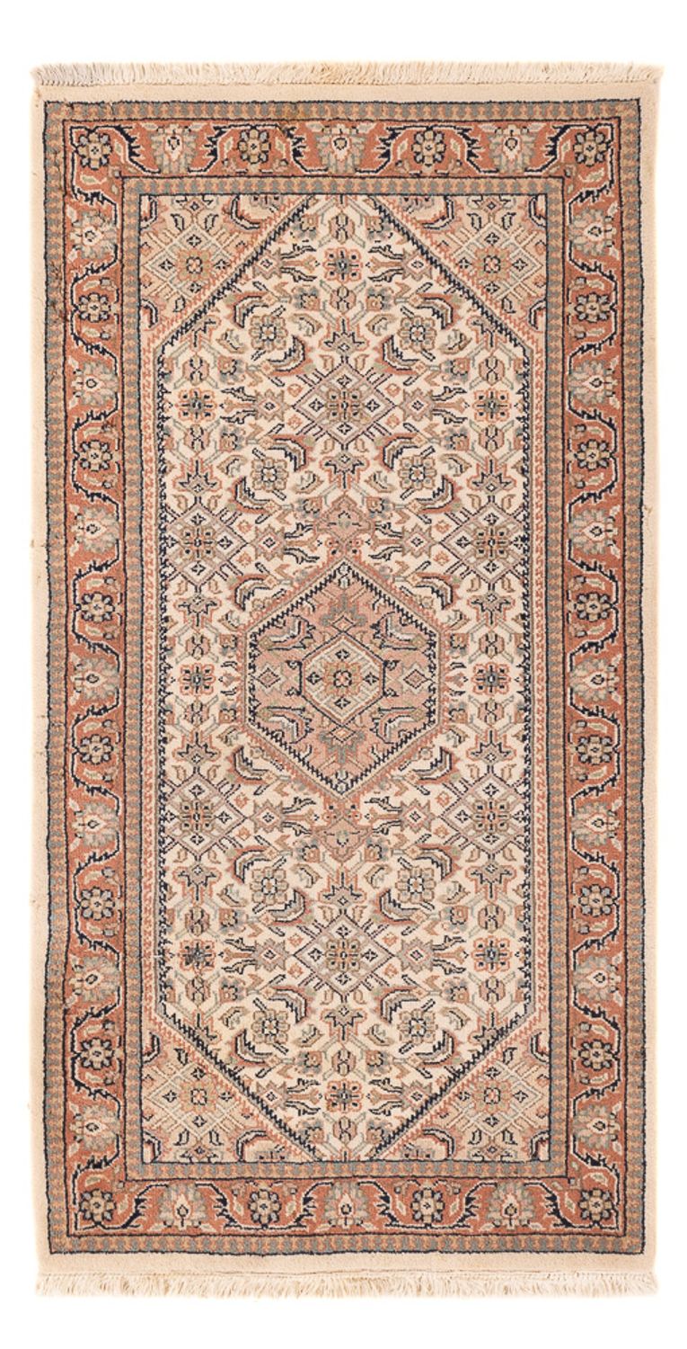 Orientalsk tæppe - Bijar - Indus - 140 x 70 cm - mørk beige