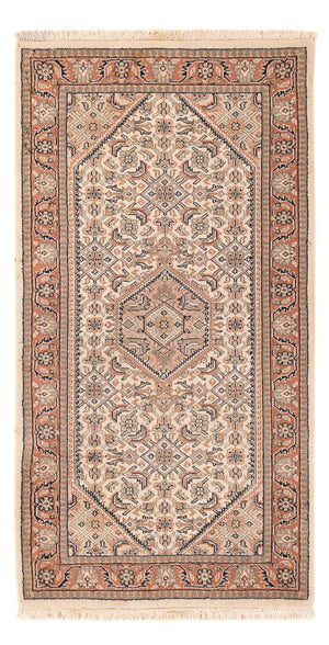 Orientalsk tæppe - Bijar - Indus - 140 x 70 cm - mørk beige