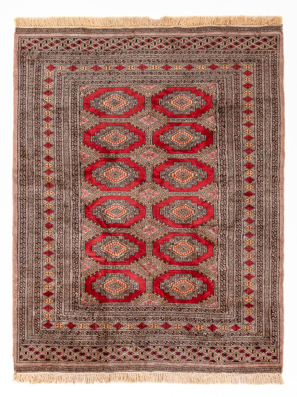 Pakistan Tæppe - 165 x 124 cm - mørk beige