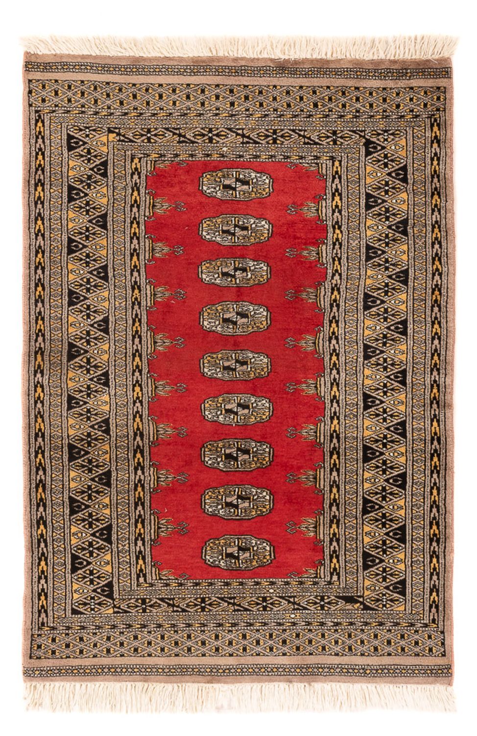 Pakistan Tæppe - 124 x 82 cm - rød