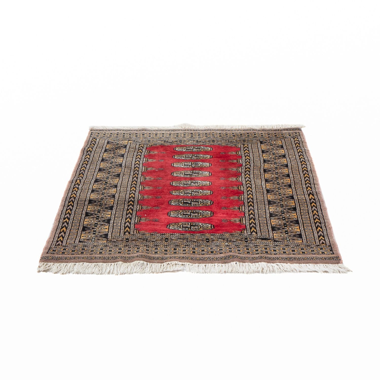 Pakistan Tæppe - 124 x 82 cm - rød