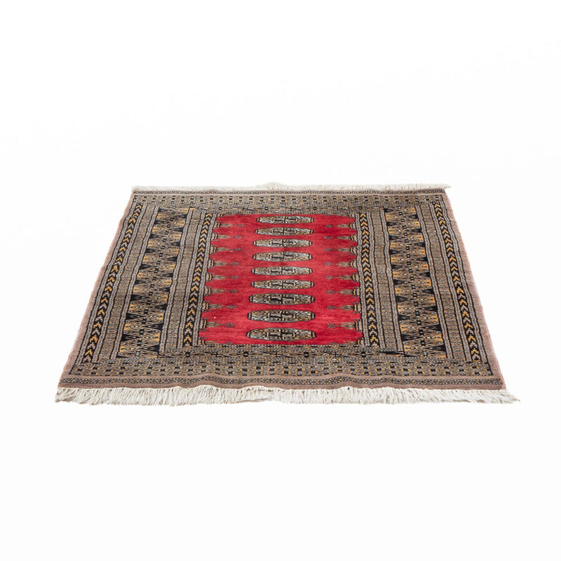 Pakistan Tæppe - 124 x 82 cm - rød