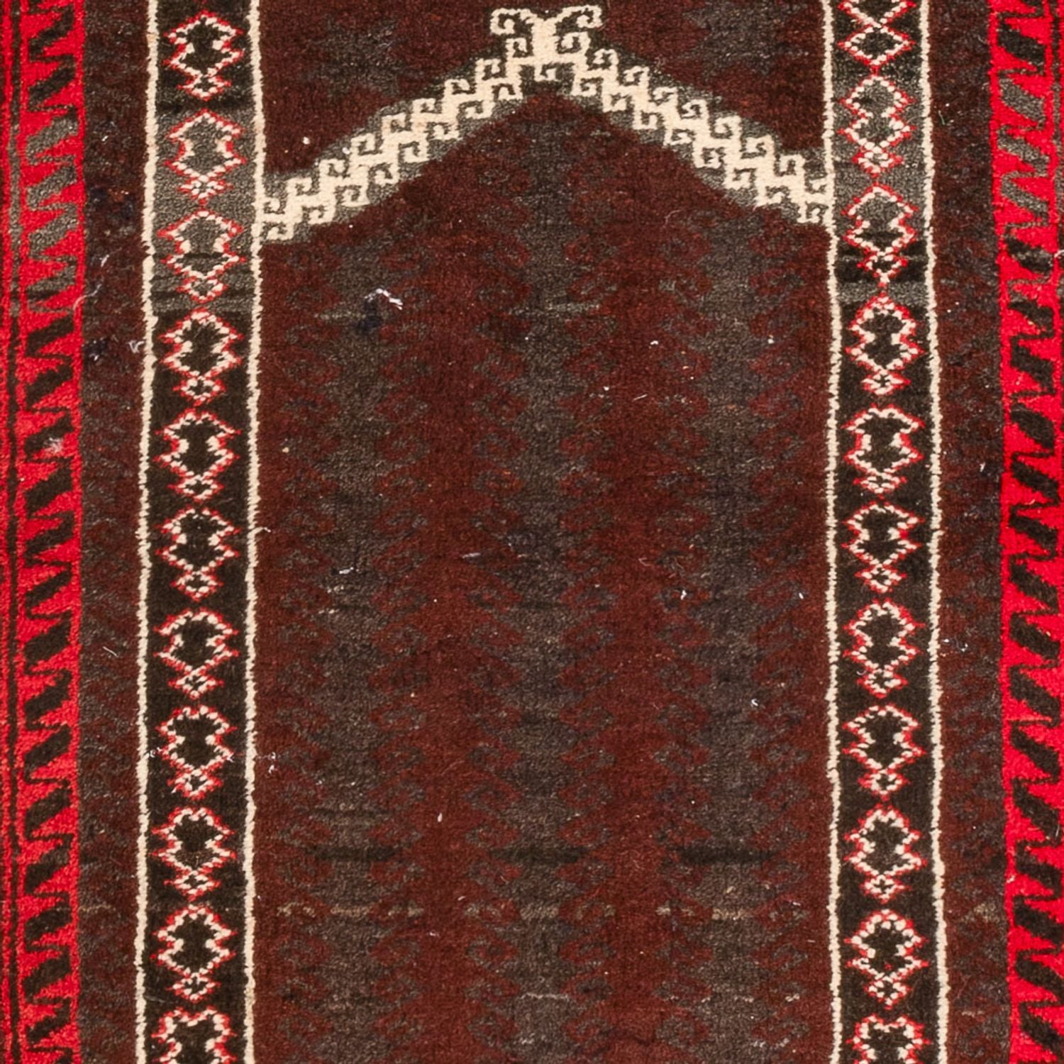 Baluch-tæppe - 147 x 97 cm - mørkerød