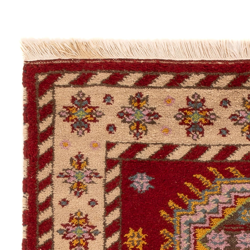 Orientalsk tæppe - 160 x 90 cm - mørkerød