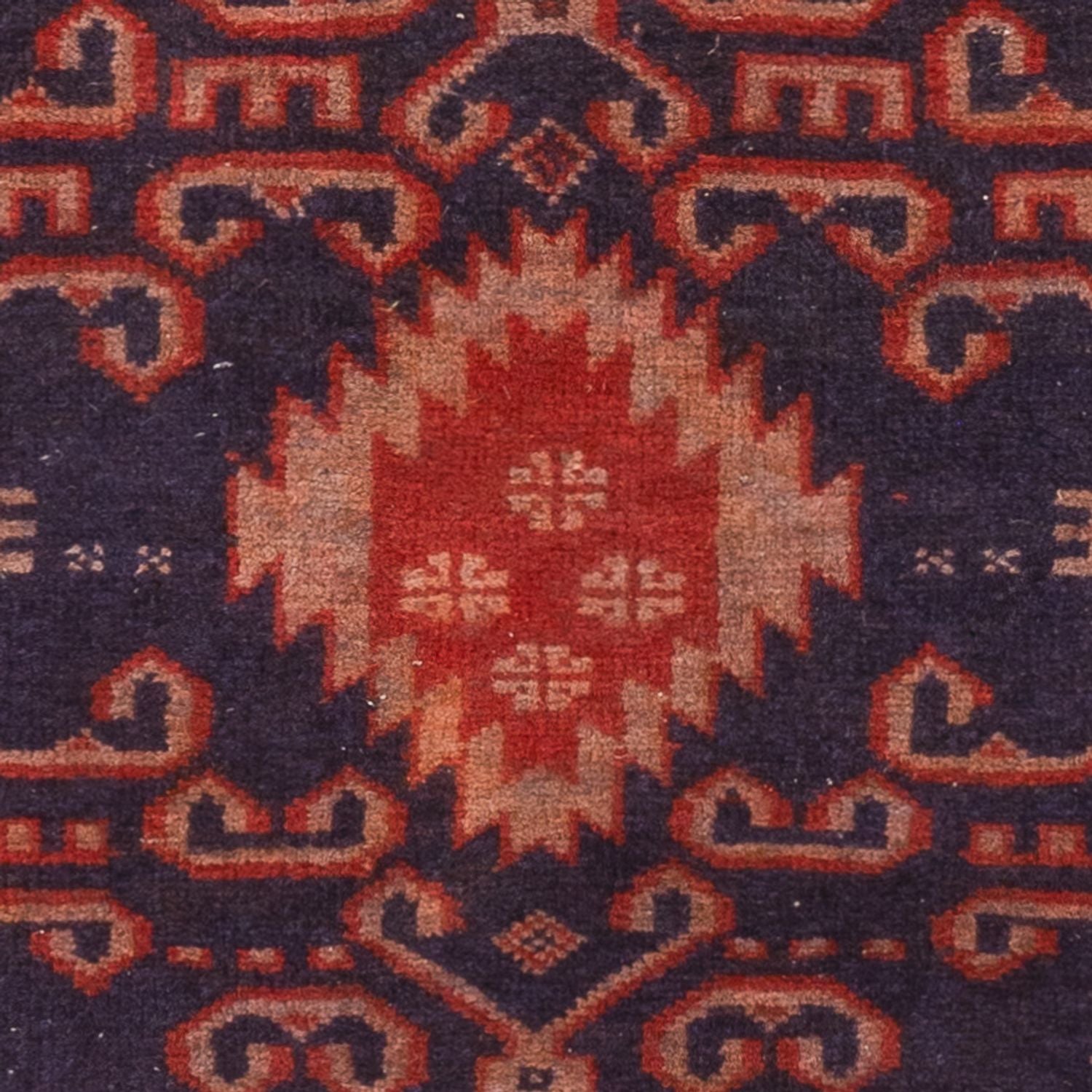 Baluch-tæppe - 120 x 60 cm - bordeaux rød