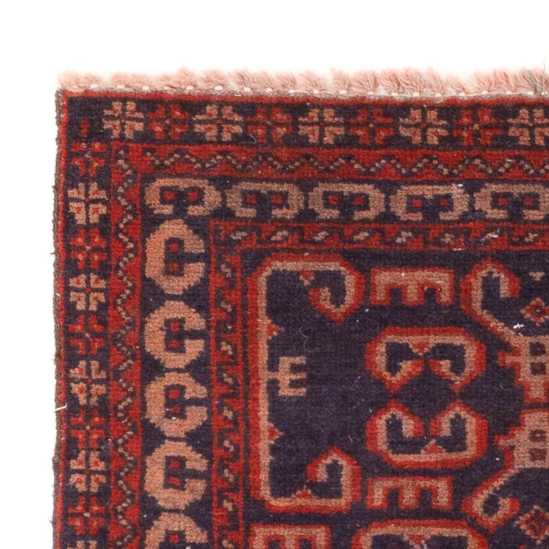 Baluch-tæppe - 120 x 60 cm - bordeaux rød