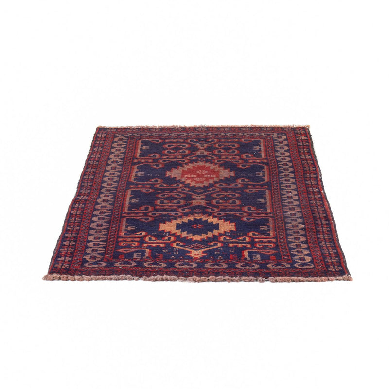 Baluch-tæppe - 120 x 60 cm - bordeaux rød