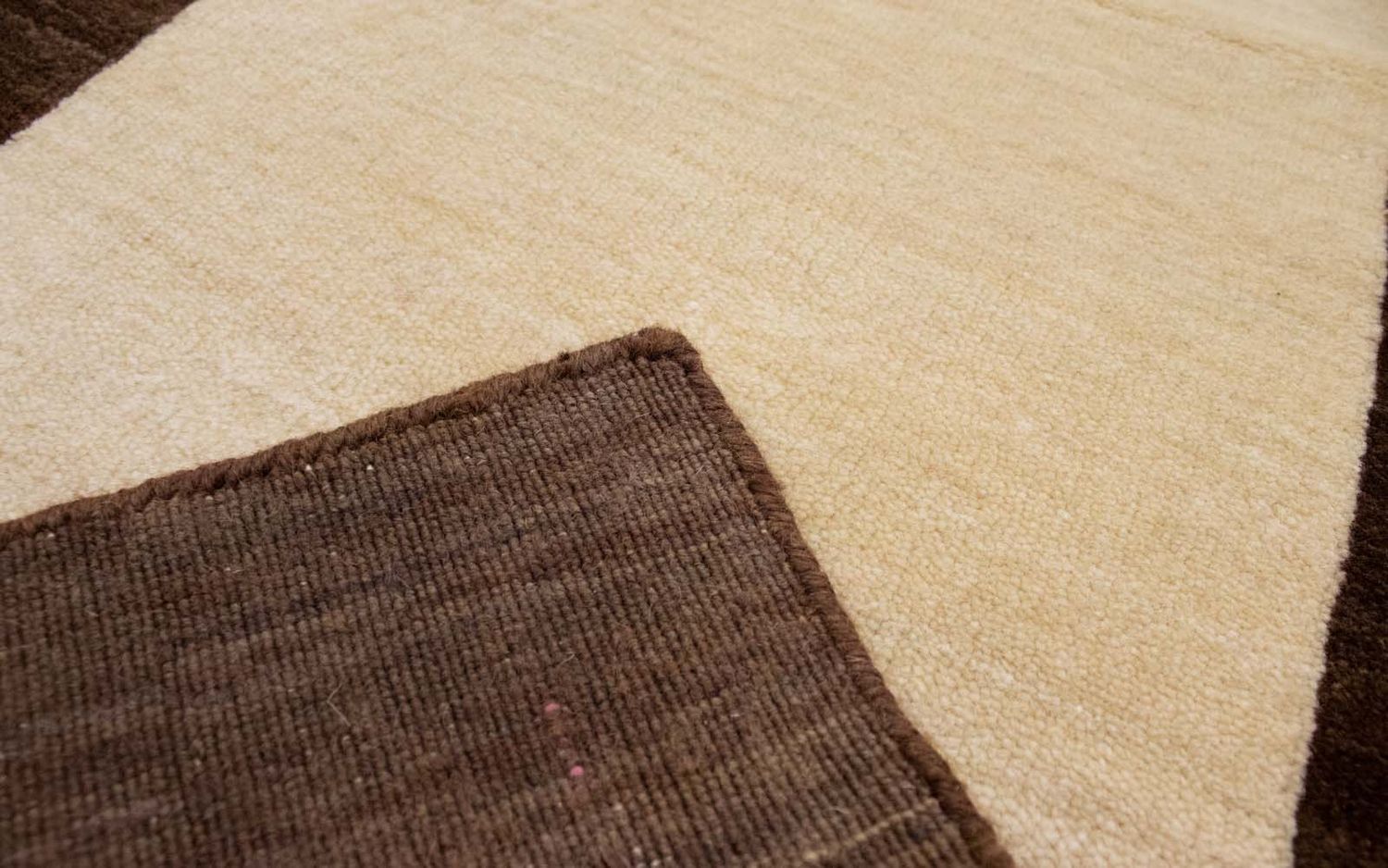 Uldtæppe - 110 x 60 cm - beige